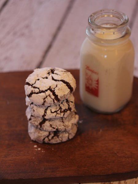 Gluten Free Chocolate Crinkle Cookies