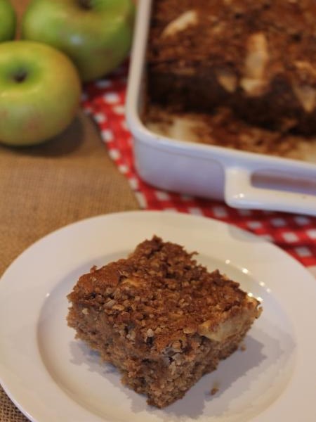 gluten free apple coffee cake-