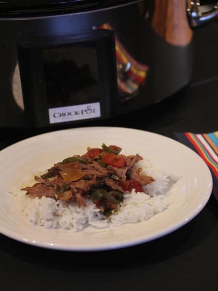 slow cooked pepper steak