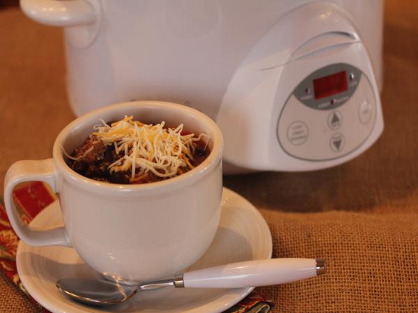 slow cooked quinoa taco soup