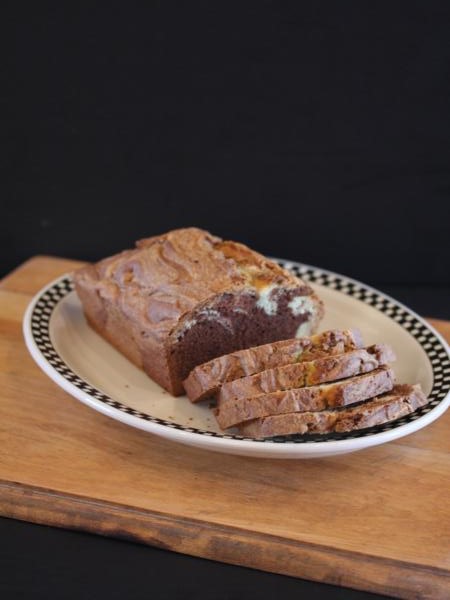 gluten free chocolate marble bread