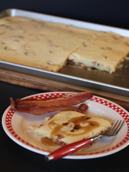 Gluten Free Maple Bacon Oven Pancake