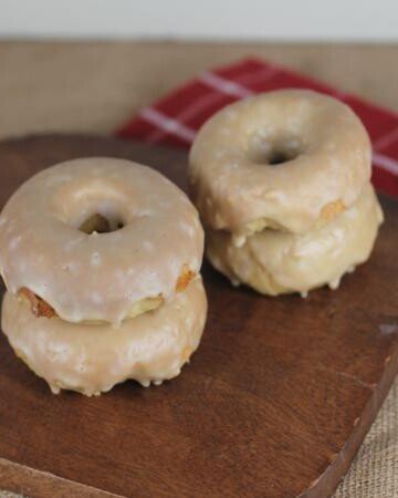 gluten free maple bar doughnut