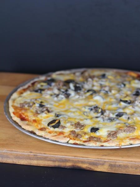hamburger pizza