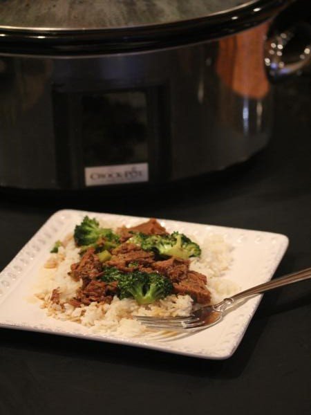 Slow Cooked Broccoli Beef -