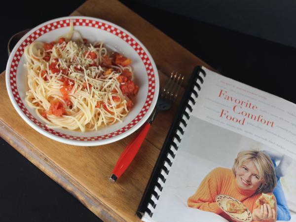 Spaghetti with Simple Tomato Sauce__