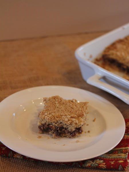 Chocolate Oatmeal Raisin Bars_