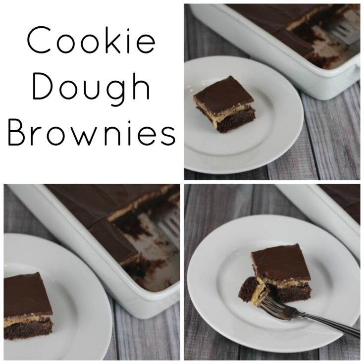 cookie dough brownies