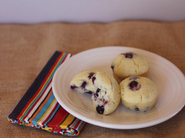 Gluten Free Blueberry Pancake Muffins-