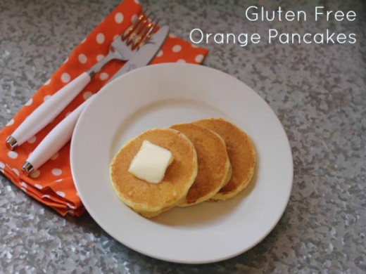 Gluten Free Orange Pancakes