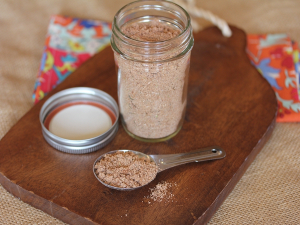 taco seasoning in a jar