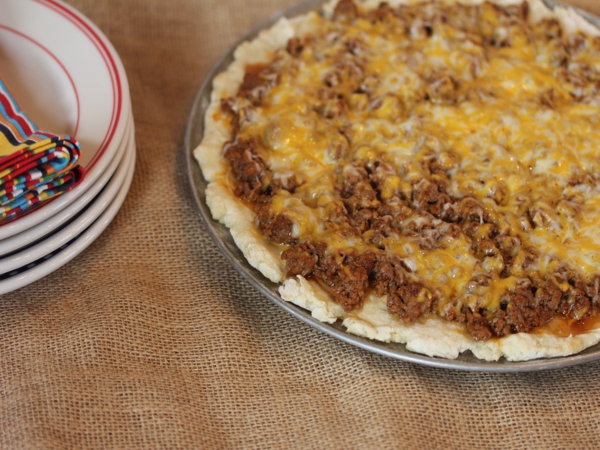 Sloppy Joe Pizza