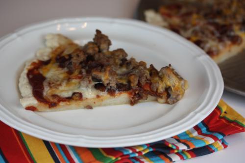 Triple Meat Pizza-