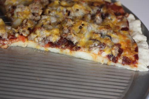 Triple Meat Pizza