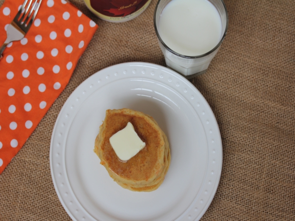 Gluten Free Carrot Cake Pancakes-