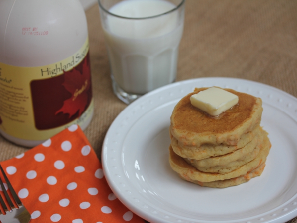 Gluten Free Carrot Cake Pancakes