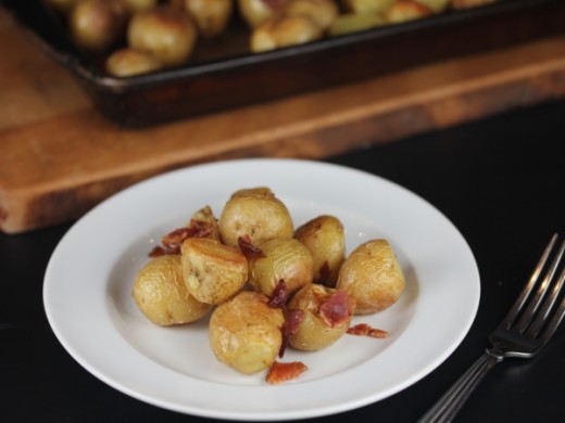 Roasted Potatoes with Bacon_