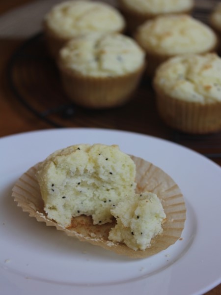 Gluten Free Lemon Chia Seed Muffins-