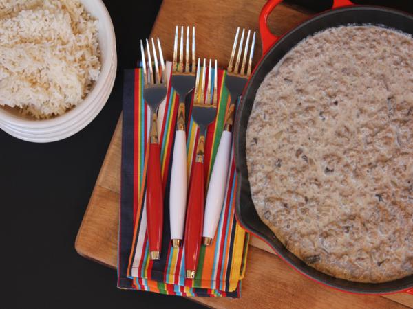 Ground Beef Stroganoff