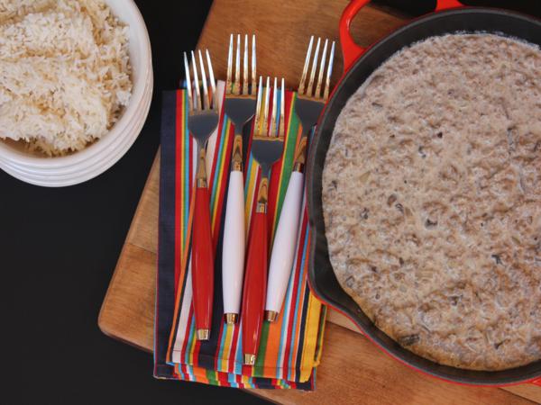 Ground Beef Stroganoff