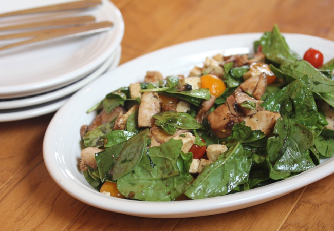 Chicken Spinach Salad