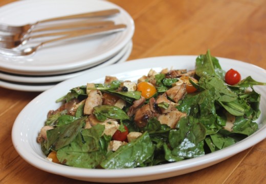 Chicken Spinach Salad