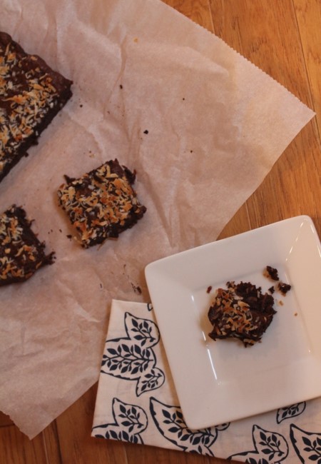 Flourless Coconut Brownies