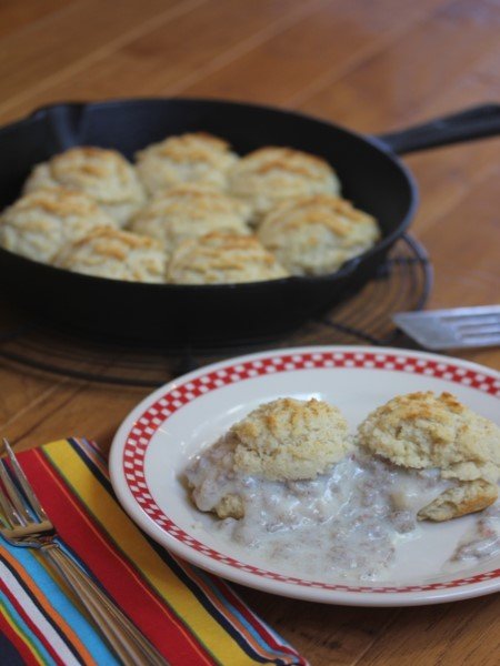 Gluten Free Biscuits and Gravy -