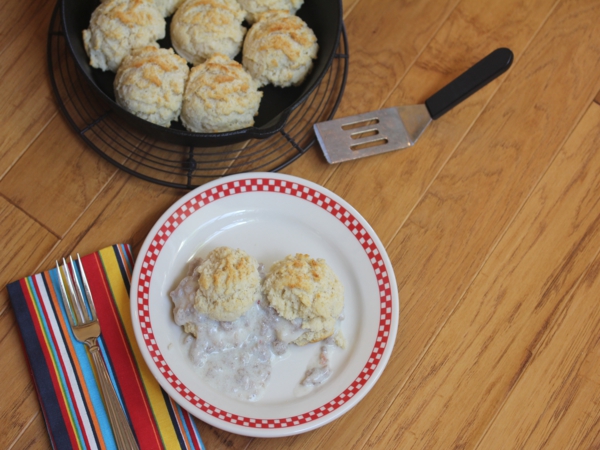 Gluten Free Biscuits and Gravy