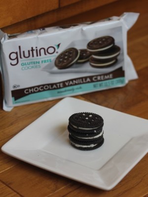 Glutino Chocolate Vanilla Creme Cookies