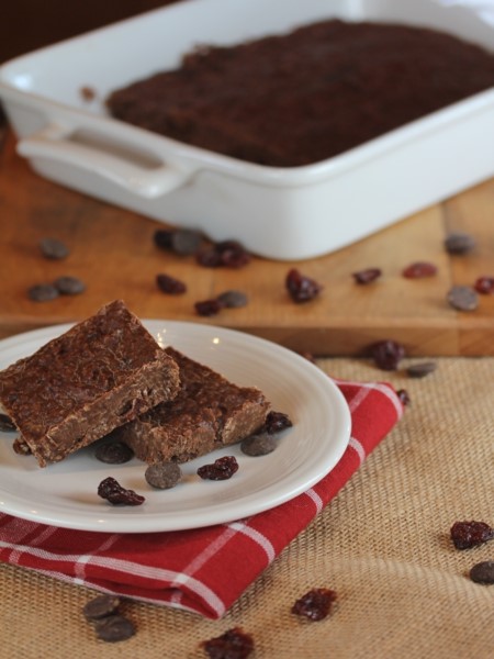 No Bake Chocolate Cherry Cookie Bars