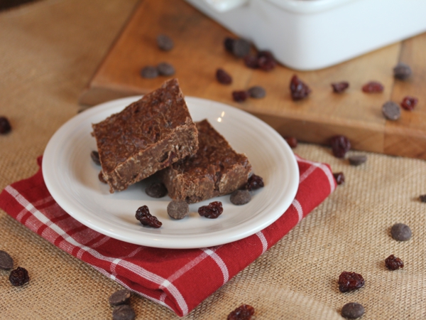 No Bake Chocolate Cherry Cookie Bars