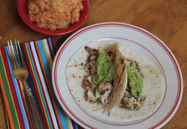 Beer Marinated Grilled Chicken Tacos