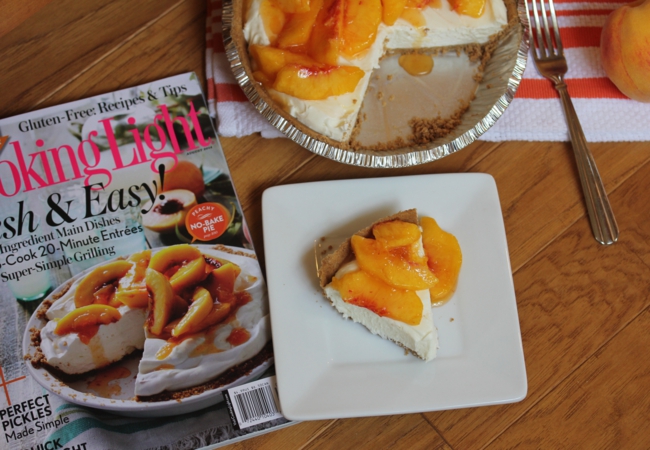 No Bake Peach Pie_