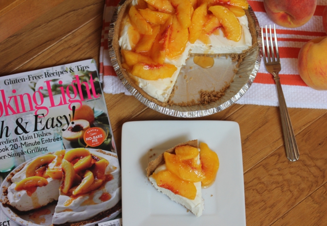 No Bake Peach Pie__