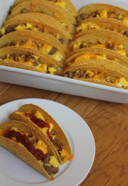 Baked Breakfast Tacos--