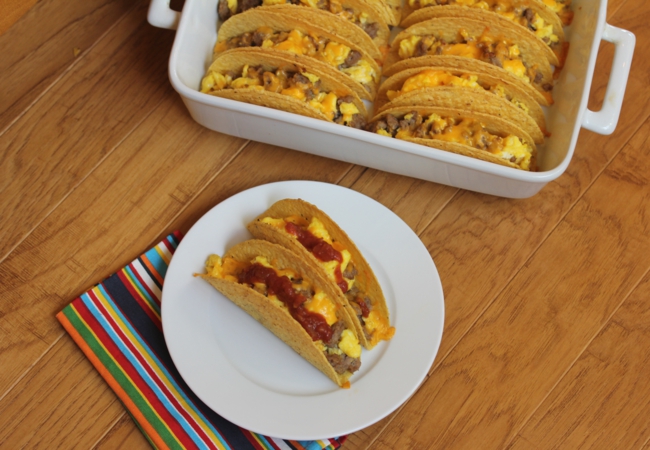 Baked Breakfast Tacos