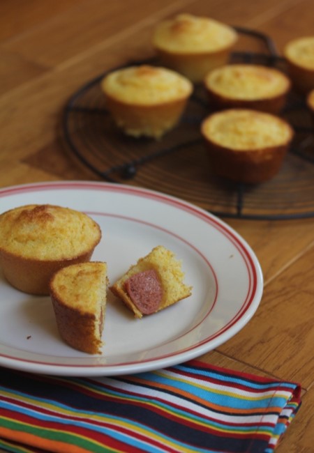 Gluten Free Corndog Muffins__