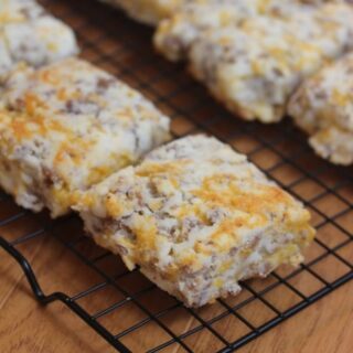 Gluten Free Sausage Cheese Biscuits