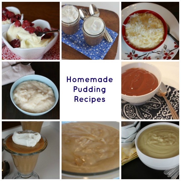 Homemade Pudding Recipes