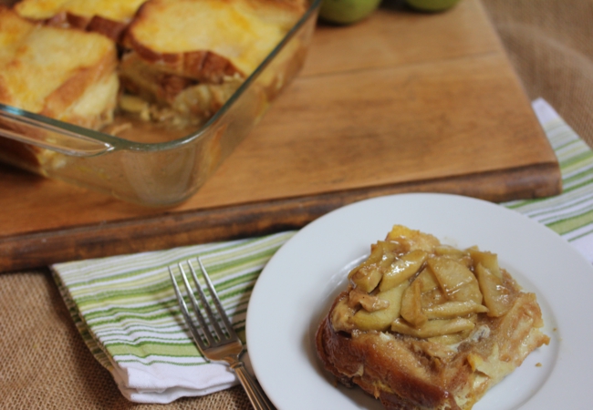 Overnight Oven Apple French Toast -