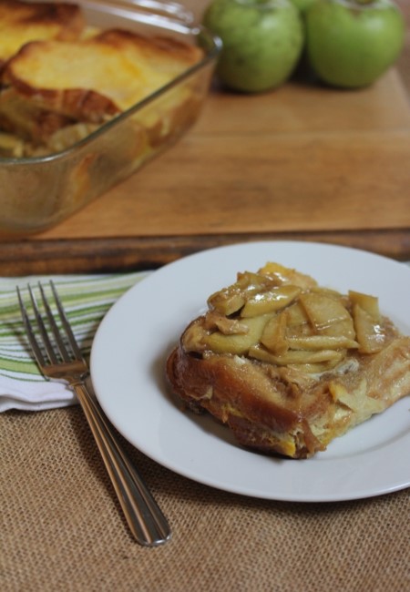 Overnight Oven Apple French Toast-