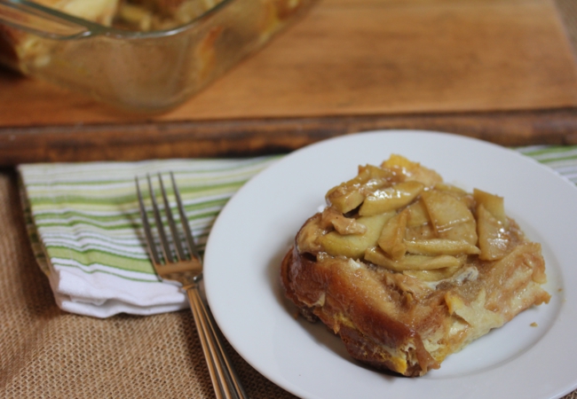 Overnight Oven Apple French Toast