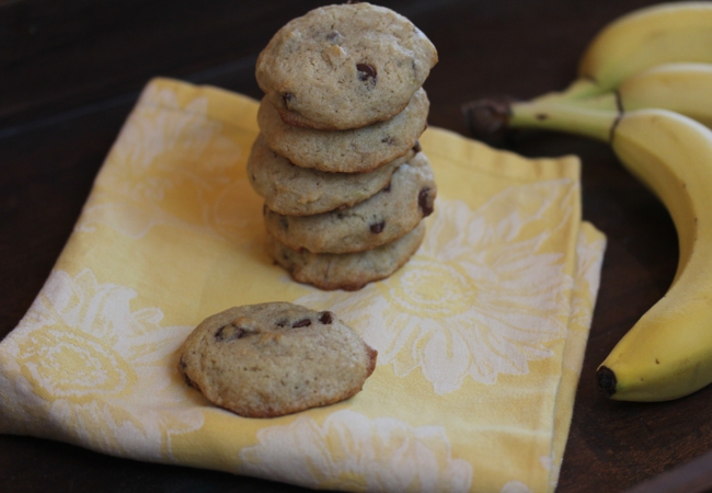 Gluten Free Banana Cookies-