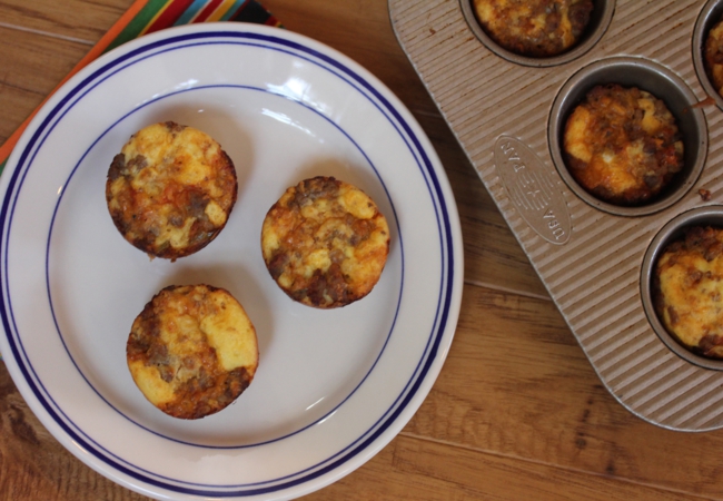 Incredibly Easy Breakfast Sausage Muffins-