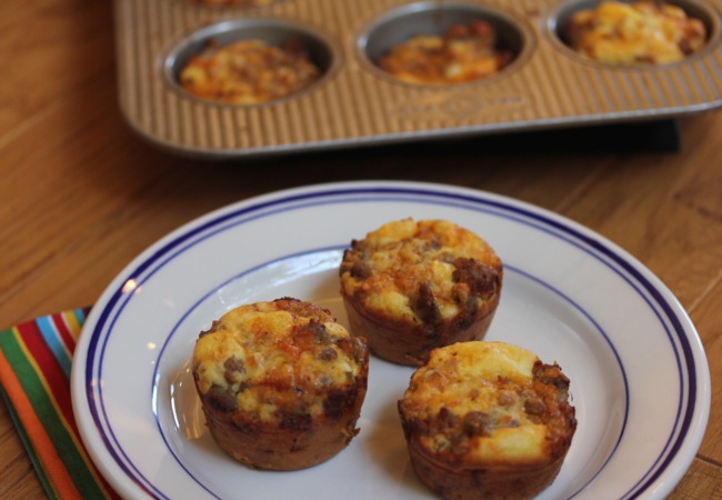 Incredibly Easy Breakfast Sausage Muffins_