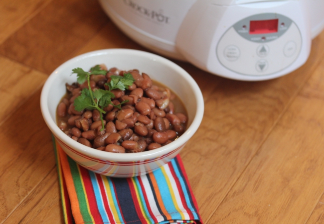 Slow Cooked Pinto Beans-