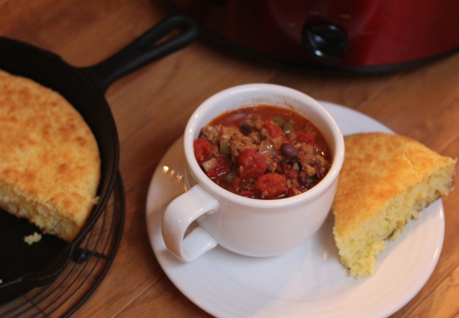 Slow Cooked Sausage Chili-