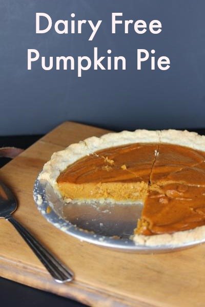 Dairy Free Pumpkin Pie Recipe