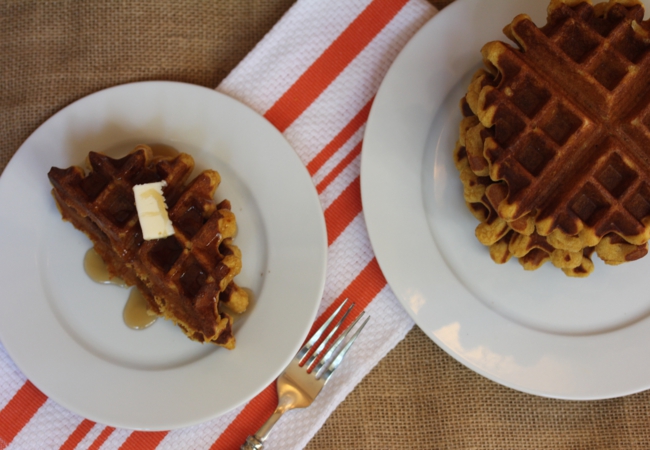 Easy Gluten Free Pumpkin Waffles